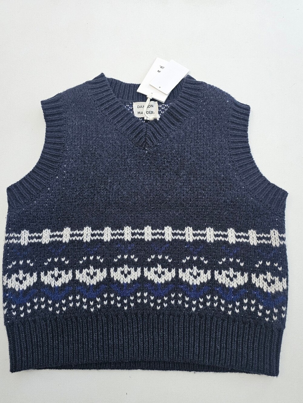 Damson Madder Rhona Wool Sweater Vest